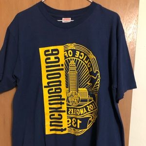 Supreme FTP Police L Large T shirt